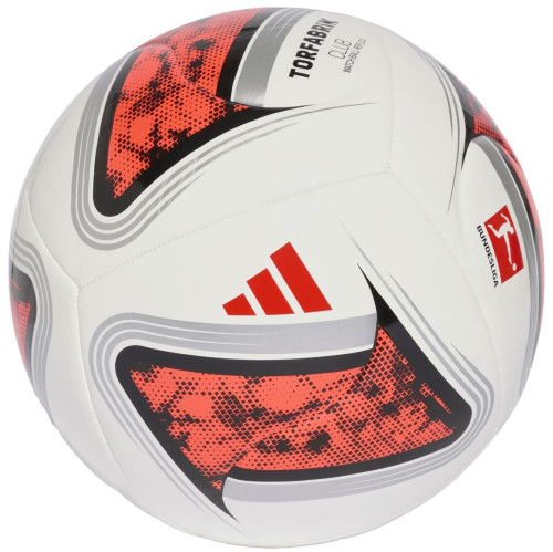 Adidas Bundesliga 26/27 Torfabrik Club Freizeit-Fußball white/black/solar red Gr. 3, 4, 5